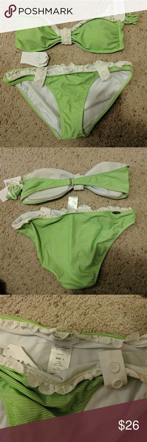 jessica simpson green bikini